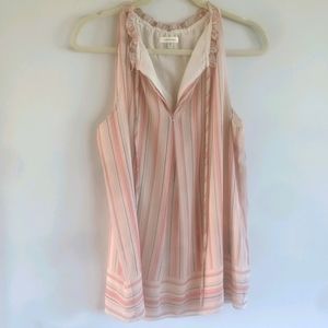 Max Studio Multi Colored Stripped Tank Top